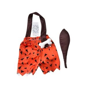 Kids Prehistoric Costume Set - Orange and Brown